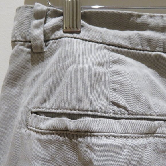 AG ADRIANO GOLDSCHMIED The Evan Relaxed Pleated Trousers Linen Blend Neutral - Picture 11 of 13